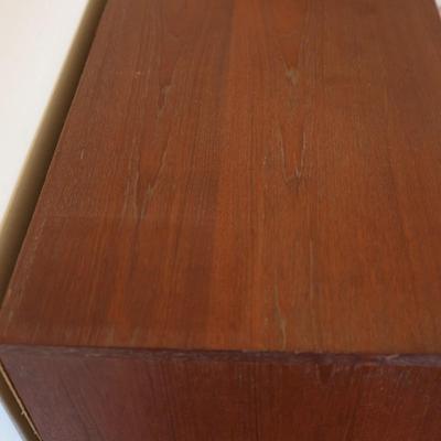 Danish Modern Cabinet with 2 Drawers