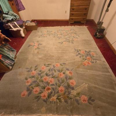 Stained rug