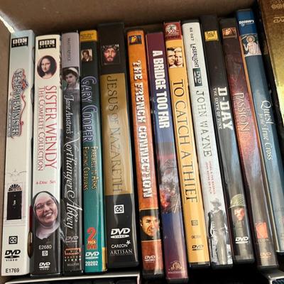 Big Lot DVDs + VHS, Casette Tapes