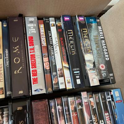 Big Lot DVDs + VHS, Casette Tapes