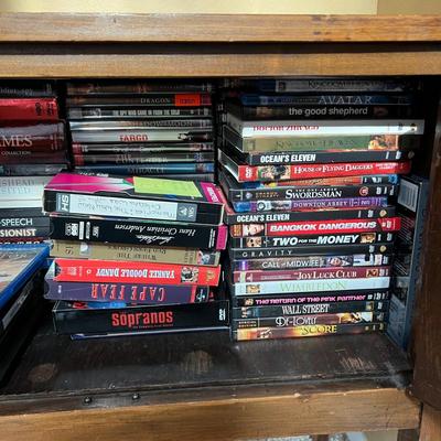 Big Lot DVDs + VHS, Casette Tapes