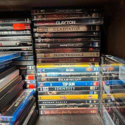 Big Lot DVDs + VHS, Casette Tapes