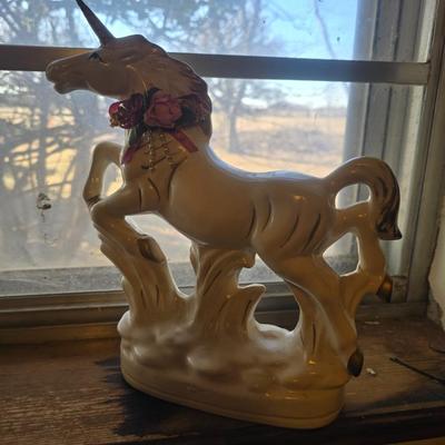 Sale Photo Thumbnail #589: Ceramic unicorn