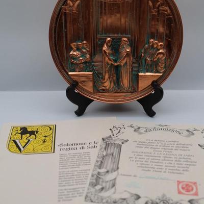 Italy Studio Dante Di Volteradici - Set of 6 Bronze Plates