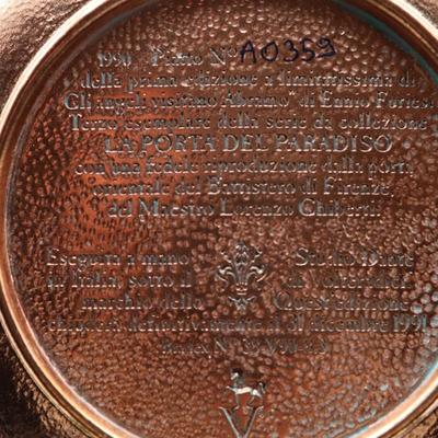 Italy Studio Dante Di Volteradici - Set of 6 Bronze Plates