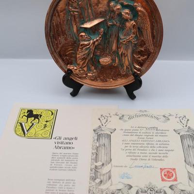 Italy Studio Dante Di Volteradici - Set of 6 Bronze Plates