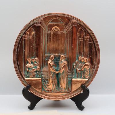 Italy Studio Dante Di Volteradici - Set of 6 Bronze Plates