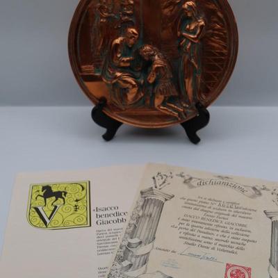 Italy Studio Dante Di Volteradici - Set of 6 Bronze Plates