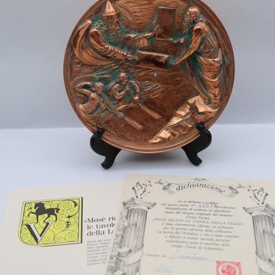 Italy Studio Dante Di Volteradici - Set of 6 Bronze Plates