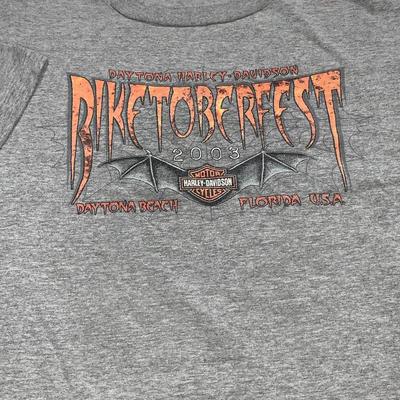 2003 Harley-Davidson Biketoberfest Tee Shirt - Daytona Beach, FL