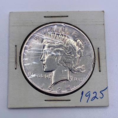 1925 “P” Peace Silver Dollar