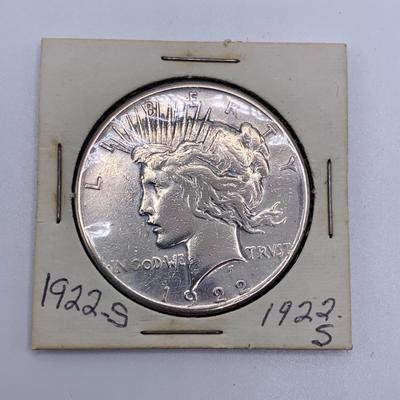 1922-S Peace Silver Dollar