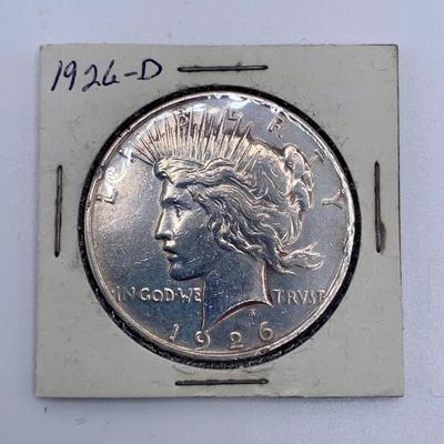 1926-D Peace Silver Dollar