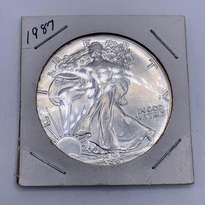 1987 Walking Liberty Silver Dollar
