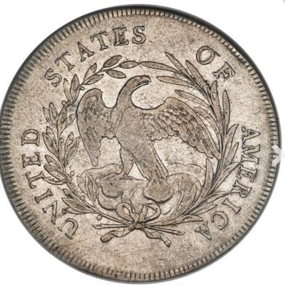 1795 $1 DRAPED BUST SILVER DOLLAR NGC VF 30