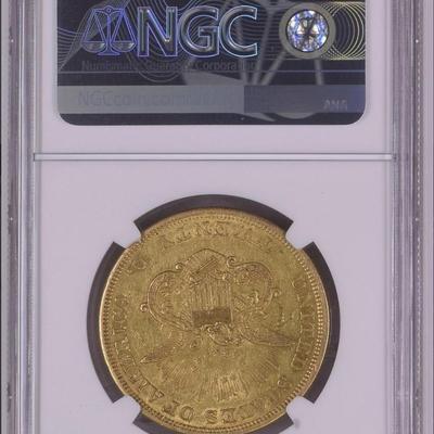 1850 $20 GOLD LIBERTY HEAD DOUBLE EAGLE