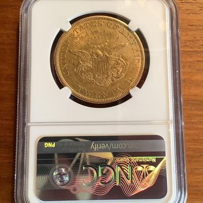 1850 $20 GOLD LIBERTY HEAD DOUBLE EAGLE