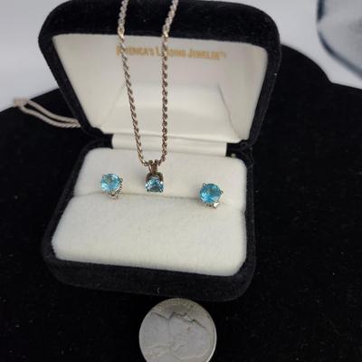 Blue Topaz Estate Jewelry