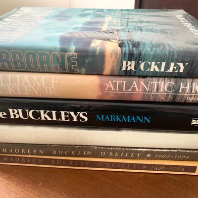 William F Buckley Family Authored Vintage Books Lot