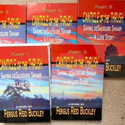 Signed Canticle of the Thrush Volumes 1-5 by Fergus Reid Buckley