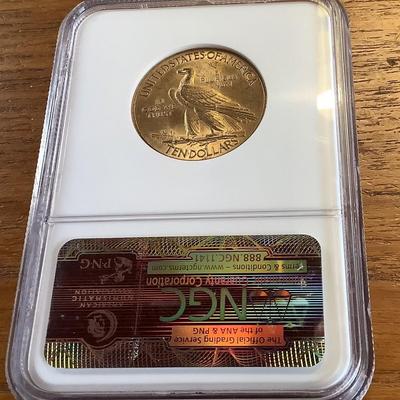 1912 $10 GOLD INDIAN HEAD EAGLE