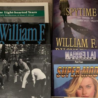 William F Buckley Family Authored Book Lot
