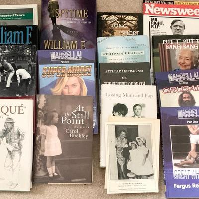 William F Buckley Family Authored Book Lot