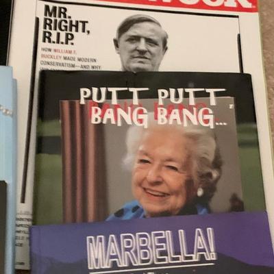 William F Buckley Family Authored Book Lot