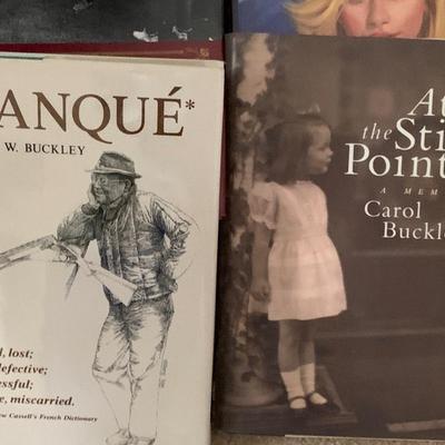 William F Buckley Family Authored Book Lot