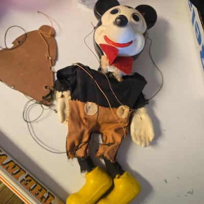 Vintage 1950's mickey mouse marionette