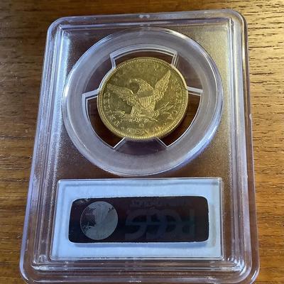 1847 O $10 LIBERTY HEAD GOLD EAGLE PCGS AU 50
