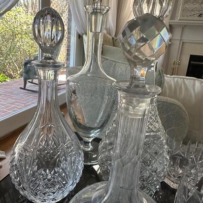 CRYSTAL DECANTER SET