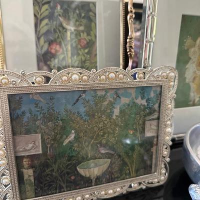 FRAMED ART, BUNNY SERVING DISH