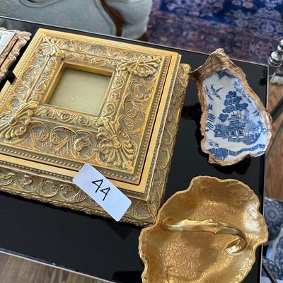 Sale Photo Thumbnail #148: OYSTER TRINKET FISH, NUT DISH, FRAME