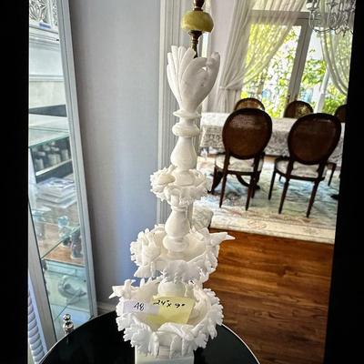 ALABASTER NON WORKING LAMP