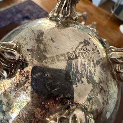 GOLDFEDER SILVER CO FOOTED COFFEE TEA SERVICE