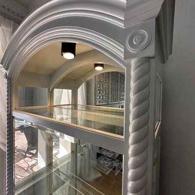 LIGHTED CURIO CABINET