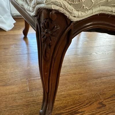 HIS AND HERS FRENCH BERGERE CHAIR PAIR