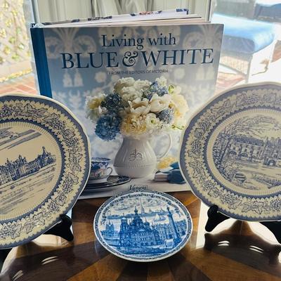 BLUE WHITE DÉCOR LOT