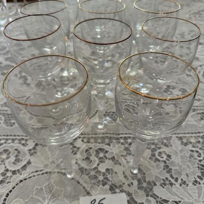 11 PC WATERFORD STEMWARE LOT