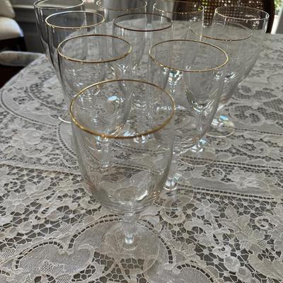 10 PC WATERFORD STEMWARE LOT