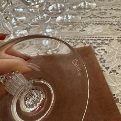 10 PC WATERFORD CRYSTAL STEMWARE LOT