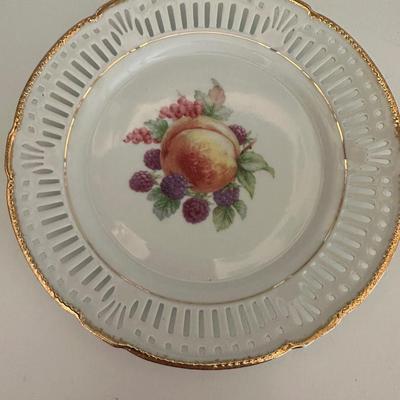 FRUIT DESIGN DESSERT PLATE SET