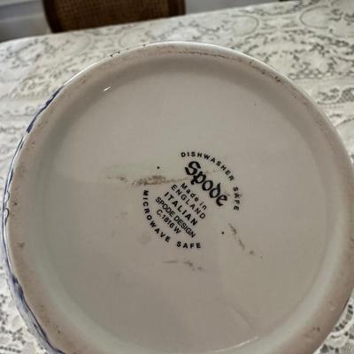 SPODE ITALIAN BLUE WHITE VASE