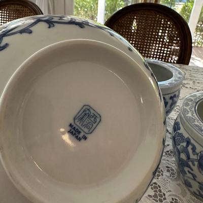 BLUE WHITE DÉCOR LOT