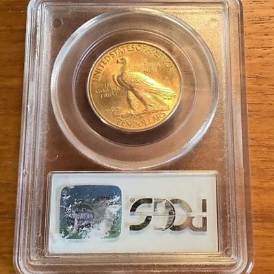 1910 P $10 GOLD INDIAN HEAD EAGLE