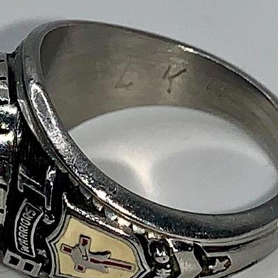 1981 Ladies ACE Administration Class Ring - Blue Starburst