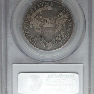 Very Rare 1806 50C Draped Bust Half Dollar Pointed 6, Stem, O-113, T-13, R.6