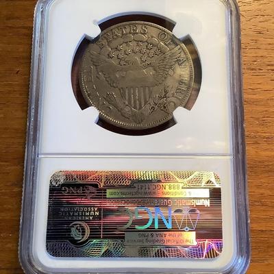 1803 50C Large 3, Large Reverse Stars, O-103, T-3, R.2, VF20