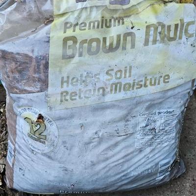 Vintage metal two-wheel Yard & Country Garden cart and fertilizer Spreader